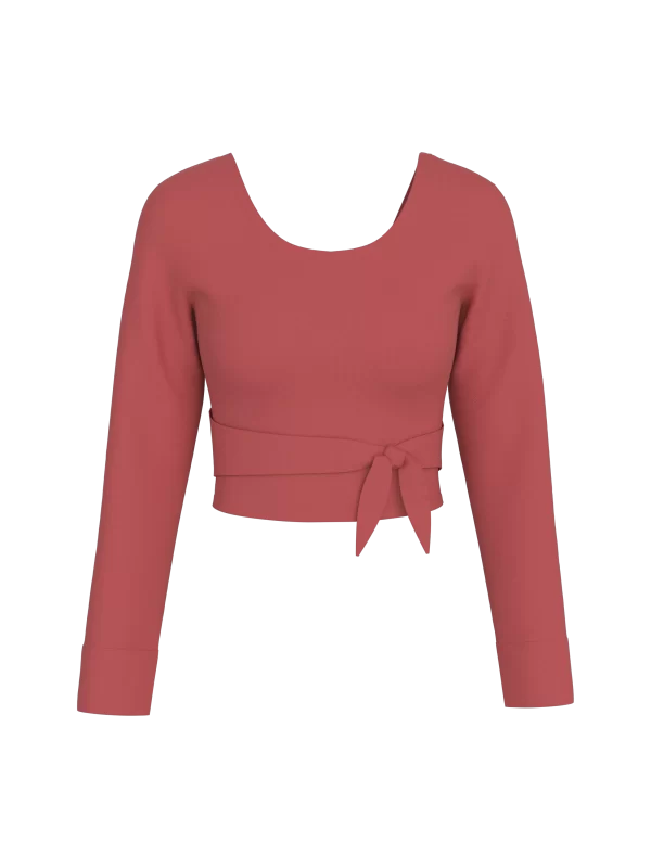 Long Sleeve Cropped Top