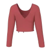 Long Sleeve Cropped Top - Image 2