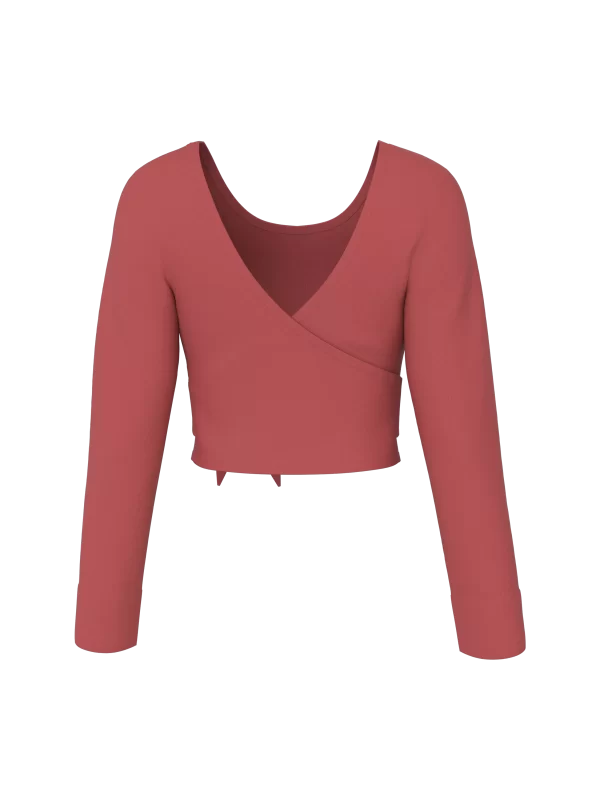 Long Sleeve Cropped Top - Image 2