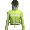Long Sleeve Cropped Hoodie Top